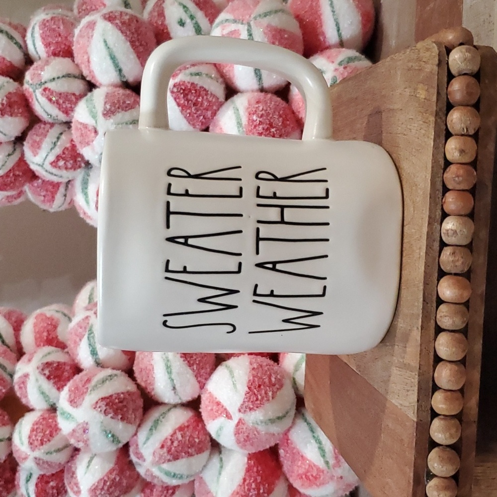 Rae Dunn Sweater Weather Mug-NWT